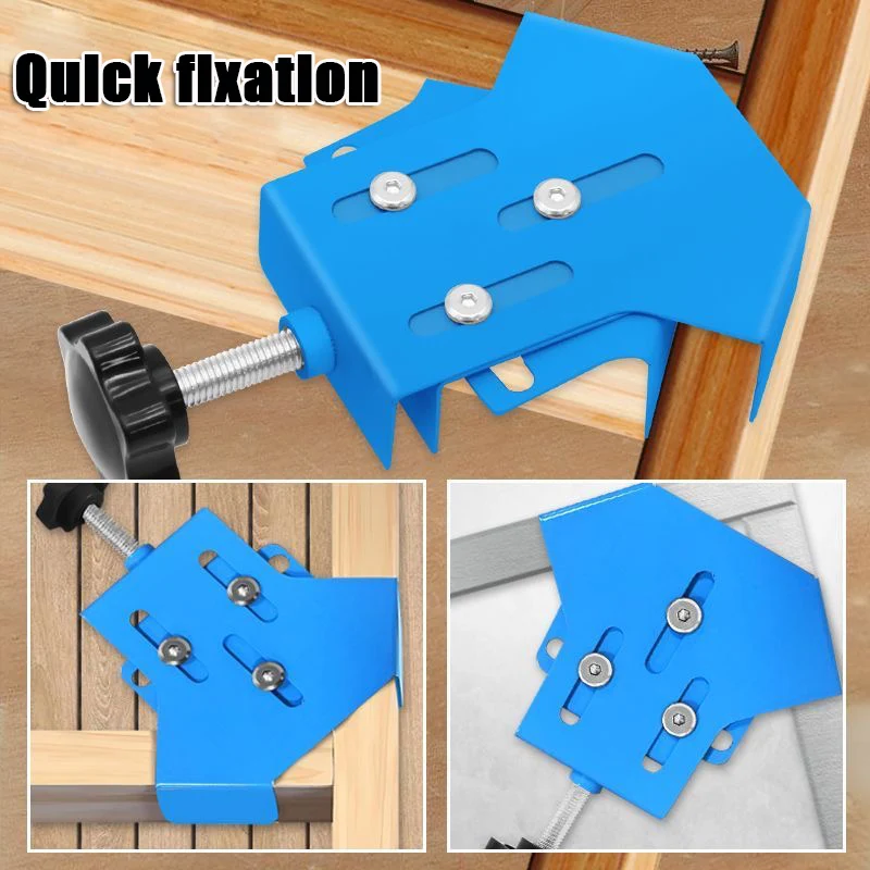 Woodworking Or Woodworking - SまたはLサイズの木工用アルミ合金製直角クランプ、キャビネット固定具ポジショナークリップ用直角クランプツールをアップグレード