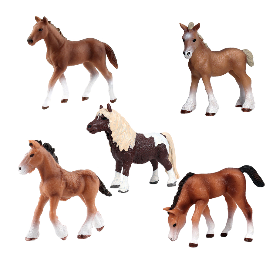 Woodworking Horse - プラスチック製の馬の置物,子供向け,arabianフィギュア,ポニーモデル,ファーム動物,アクションフィギュア,新しいコレクション,アセンブリ