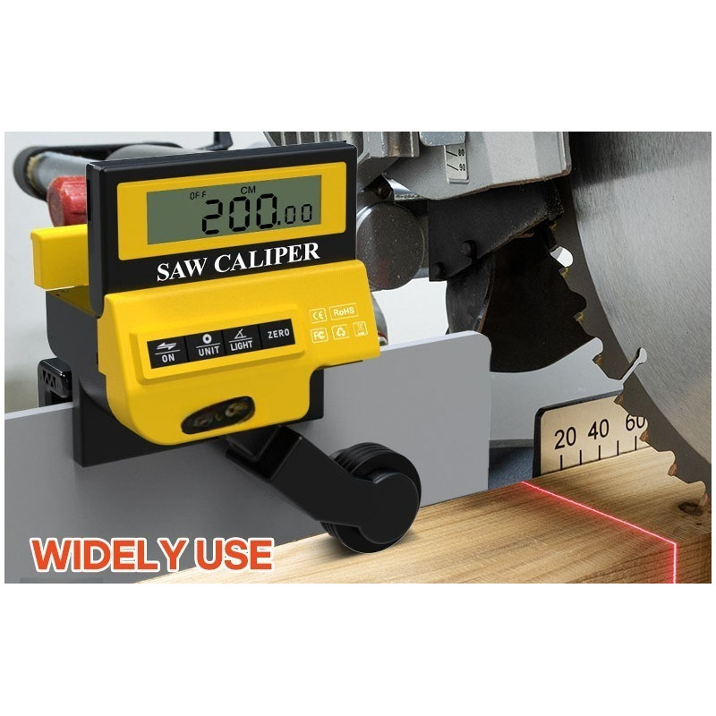 Woodworking Tool - デジタル木工用距離測定器、ほとんどの平面での迅速かつ正確な測定に使用できるキャリパーツール