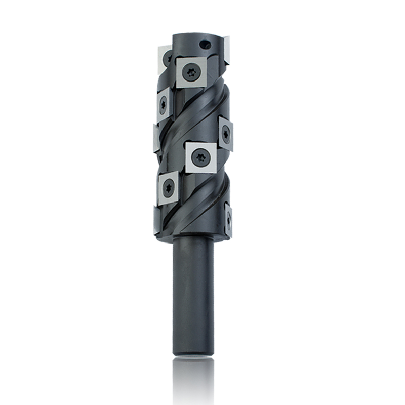 Woodworking Tool - 20mmシャンクフラッシュトリムルータービット、ボトムクリーニング径32mm、木工用スパイラルルータービット、交換可能な超硬インサート付き
