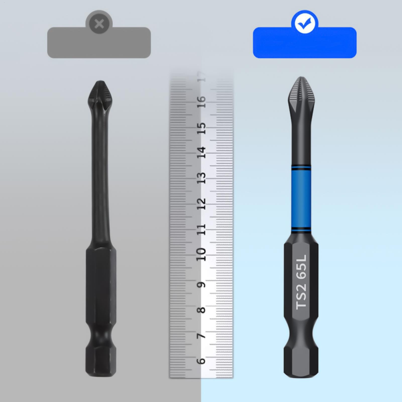 Woodworking Tool - ドリルドライバービットセット 6 ピース磁気ヘビーデューティ六角シャンクドリルビットコンビネーションツール木工金属加工穴あけ用
