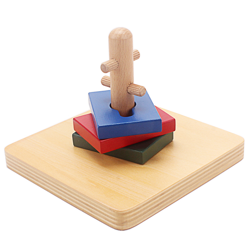 Woodworking Kids Toys - 子供のための長方形の形をした木製のおもちゃ,赤ちゃんのための,早期就学前の教育,12か月のおもちゃ