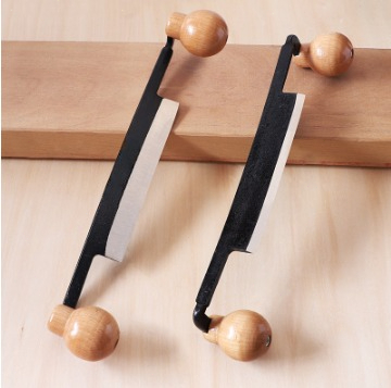 Woodworking Rasp - スクレーパー剥皮木工ハンドツール樹皮除去プロフェッショナルドローカッターダブル木製ハンドルドローナイフ樹皮除去