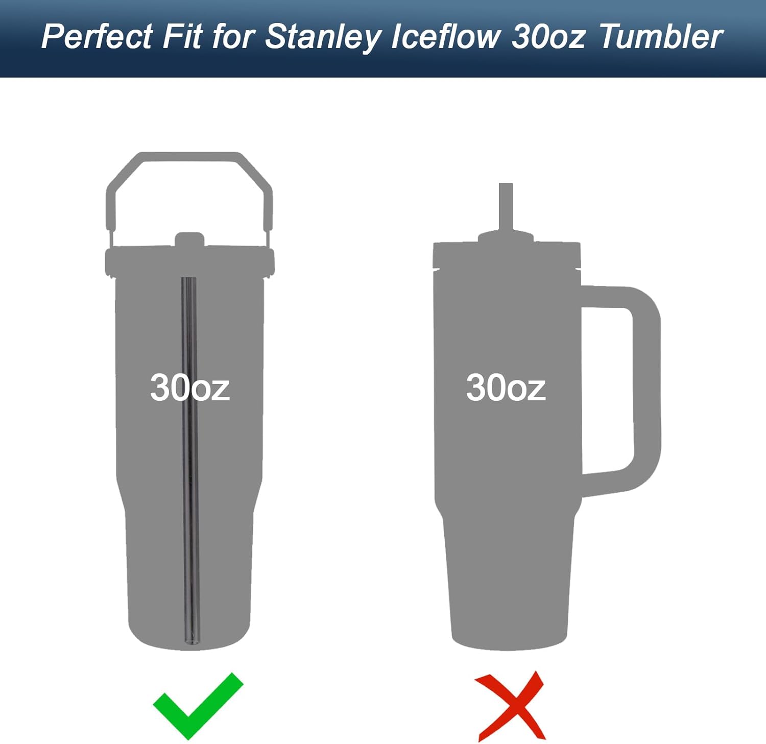 再利用可能なストロー 6 本 プラスチック ストロー クリー - Hand Plane Stanley のレビューと価格