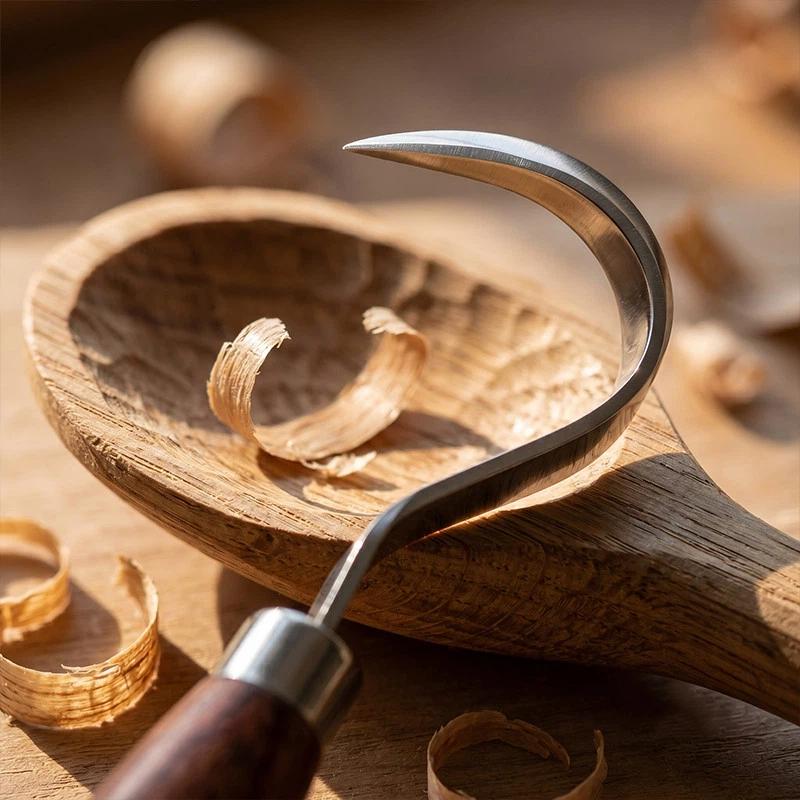 1 個の木彫りナイフシャープステンレス鋼の刃人間工学に基づい - Woodworking Marking Knife のレビューと価格
