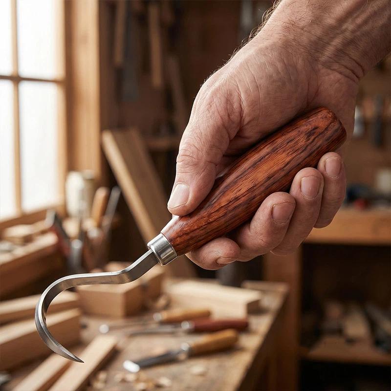 1 個の木彫りナイフシャープステンレス鋼の刃人間工学に基づい - Woodworking Marking Knife のレビューと価格