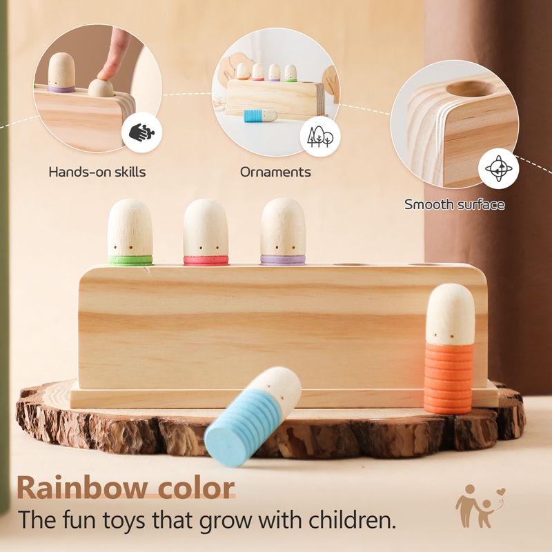 子供のための木製の顔の認識のおもちゃ,さまざまな色のトレーニ - Woodworking Kids Toys のレビューと価格