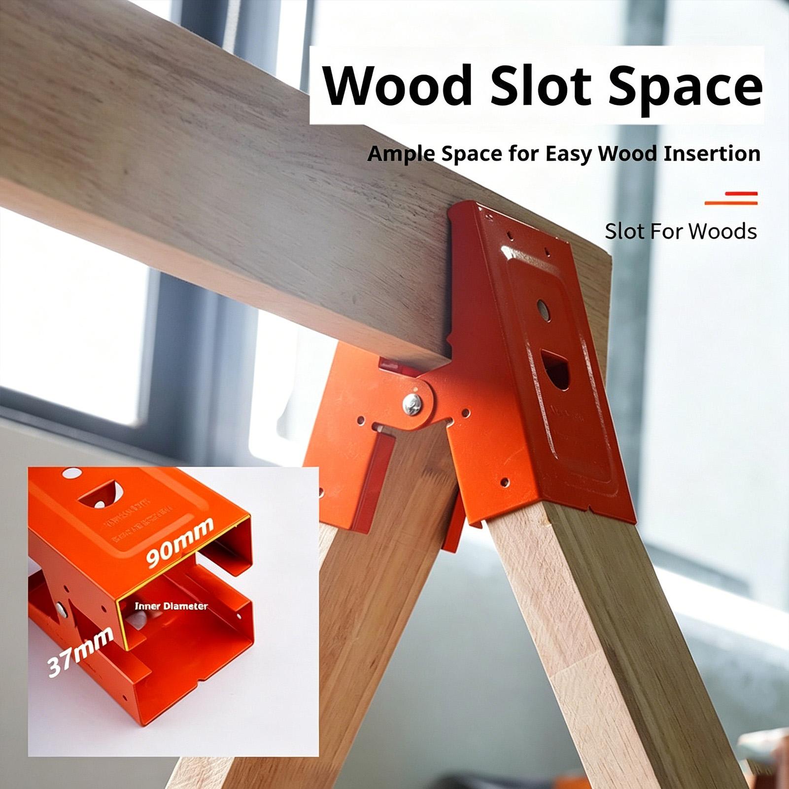 ソーホースブラケット 2個入り ヘビーデューティーハードウェ - Woodworking Horse のレビューと価格