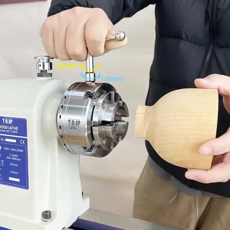TASP 4インチ木工旋盤用スクロールチャック 100mm  - Woodworking Tool のレビューと価格