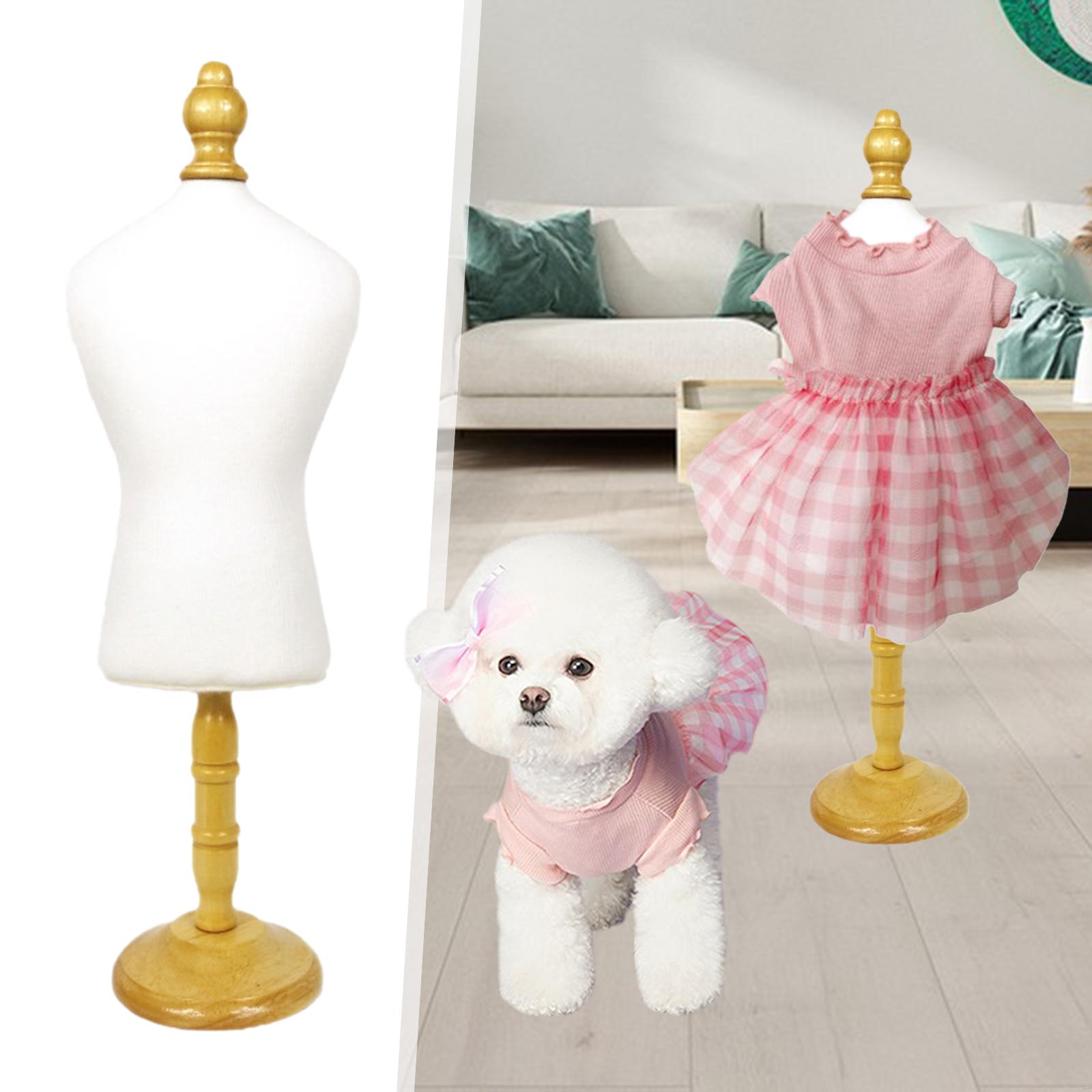 犬の服,猫と犬の服,人形のためのスタンド付きモデルラック - Woodworking Women のレビューと価格
