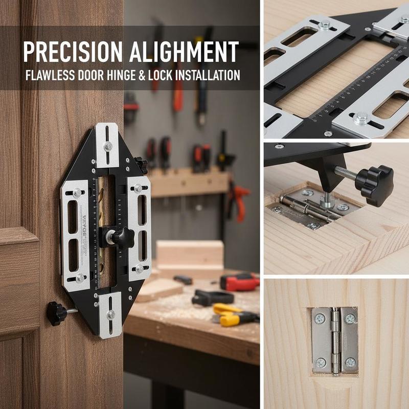 アルミニウム合金製ほぞ穴テンプレート 13x6 インチ 部屋 - Woodworking Tool のレビューと価格