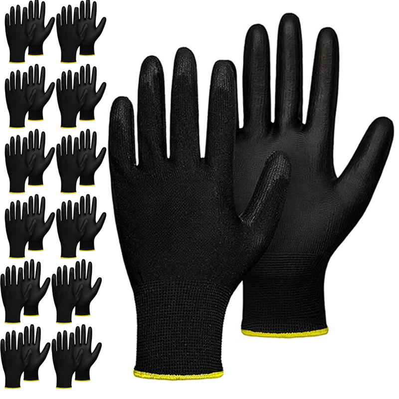 木工用PUコーティング手袋、耐久性のあるナイロン手袋、完全な - Woodworking Gloves のレビューと価格