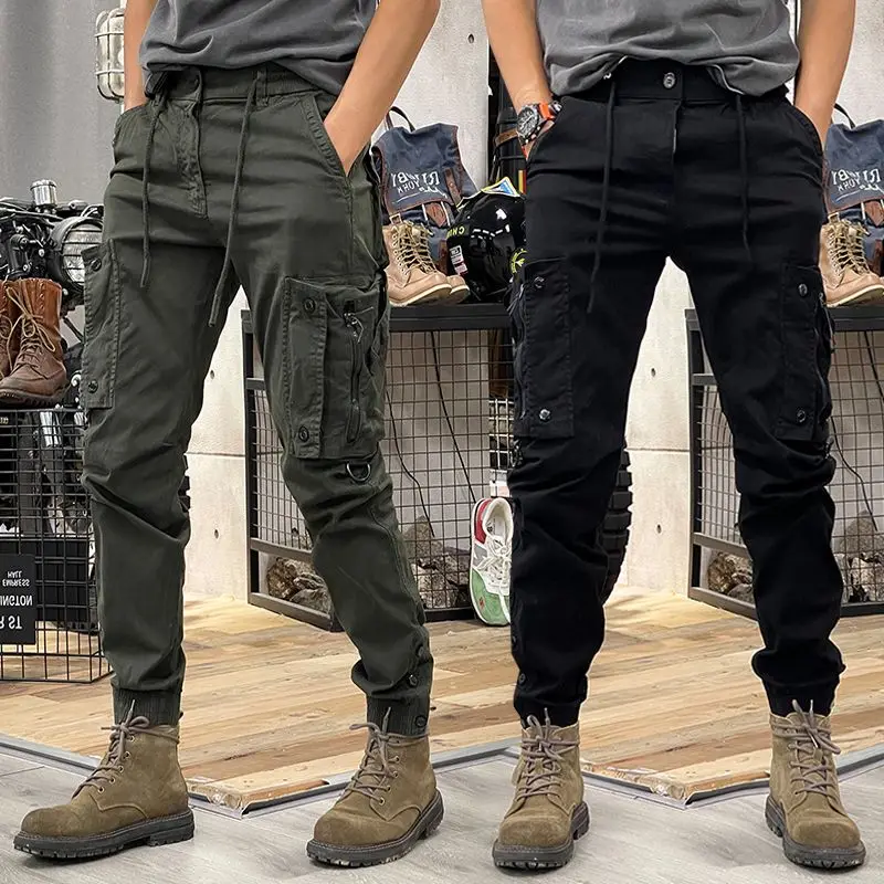 メンズコットンカーゴパンツ,バイカー,バイカー,オートバイ, - Woodworking Brand のレビューと価格