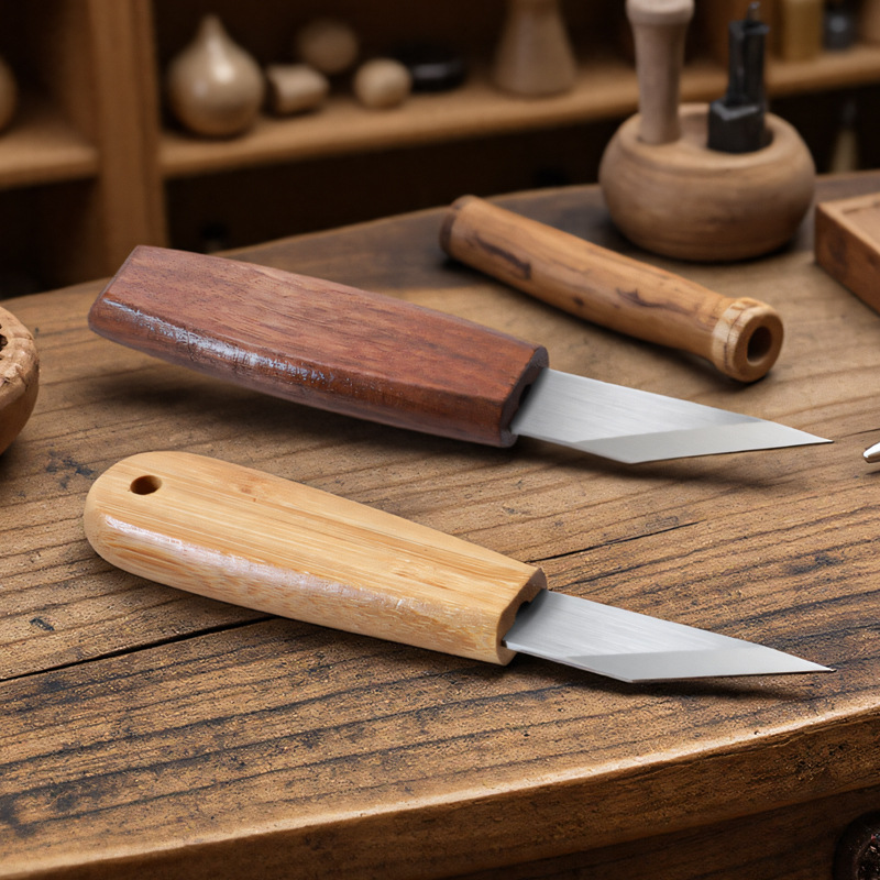 手作り精密彫刻ナイフ CRVブレード シャープポイント ウォ - Woodworking Marking Knife のレビューと価格