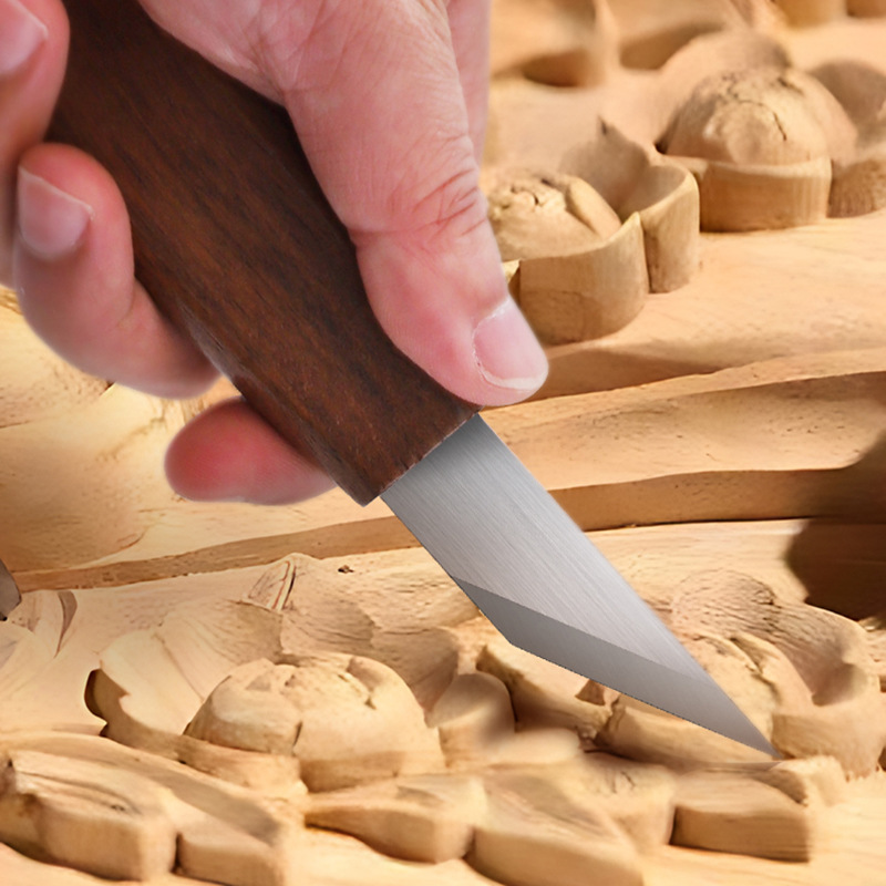 手作り精密彫刻ナイフ CRVブレード シャープポイント ウォ - Woodworking Marking Knife のレビューと価格
