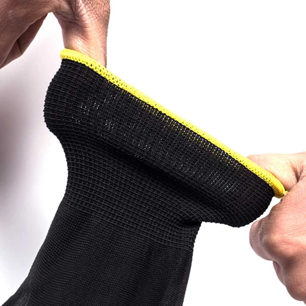 20 個黒 PU コーティングされた手袋ナイロンポリウレタン - Woodworking Gloves のレビューと価格