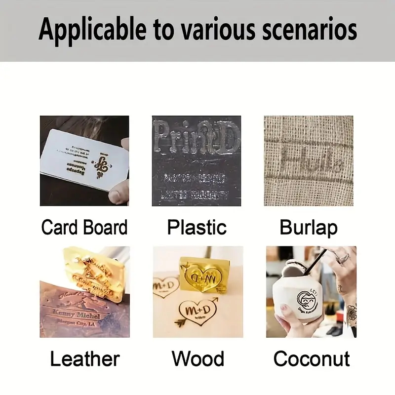 パーソナライズロゴブランド鉄印M8カスタムデザイン真鍮スタン - Woodworking Logo Design のレビューと価格