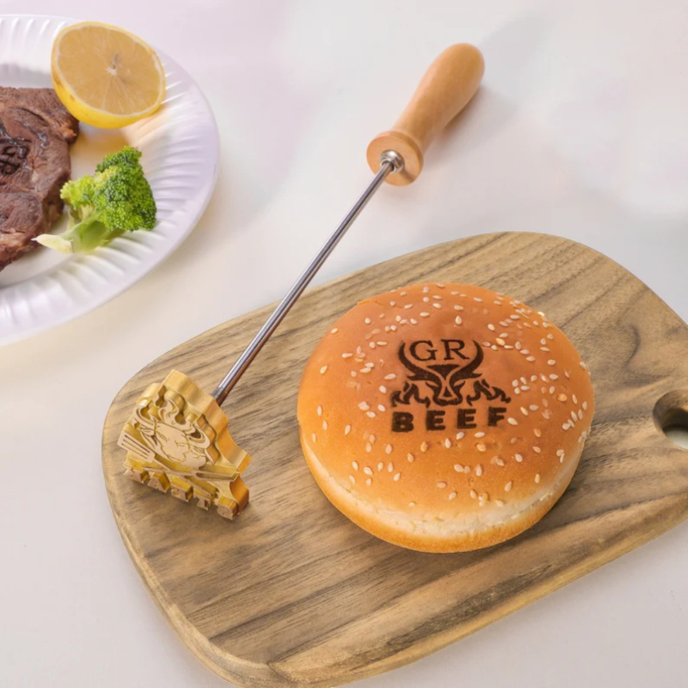 パーソナライズロゴブランド鉄印M8カスタムデザイン真鍮スタン - Woodworking Logo Design のレビューと価格