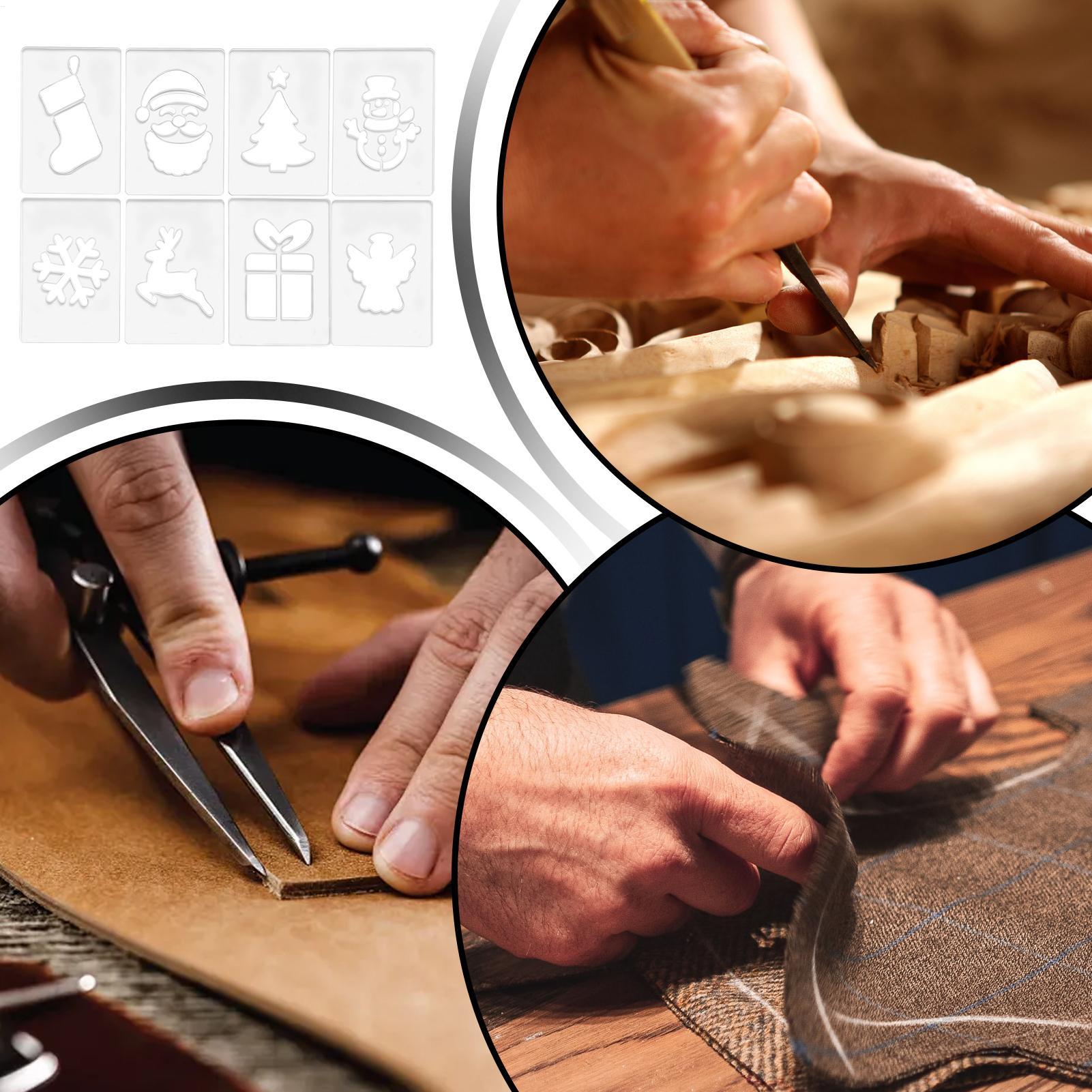 クリスマスステンシル ポータブル木工ステンシル ホリデー木工 - Woodworking Women のレビューと価格