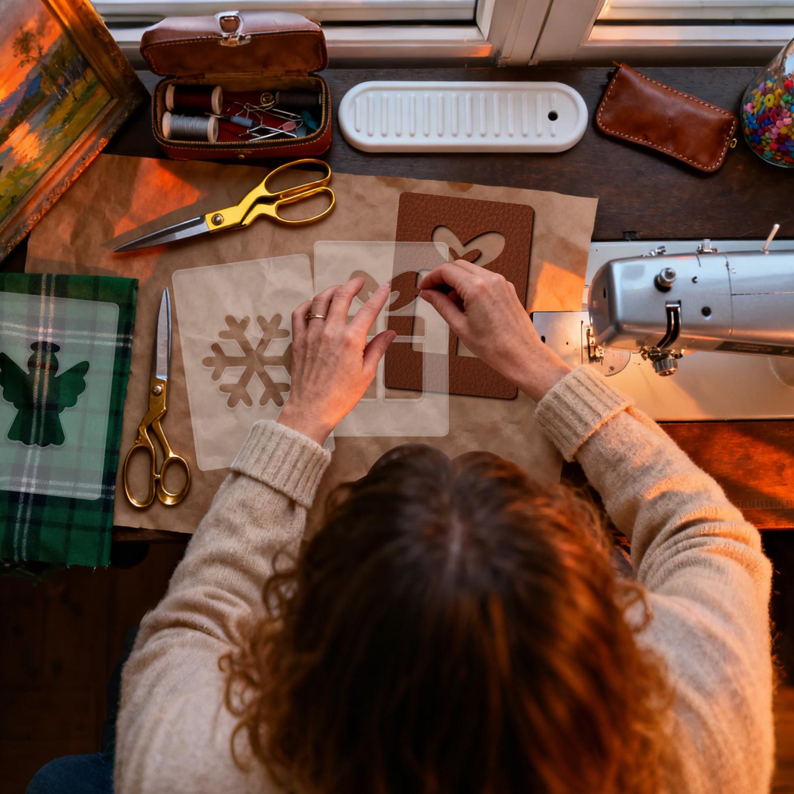 クリスマスステンシル ポータブル木工ステンシル ホリデー木工 - Woodworking Women のレビューと価格
