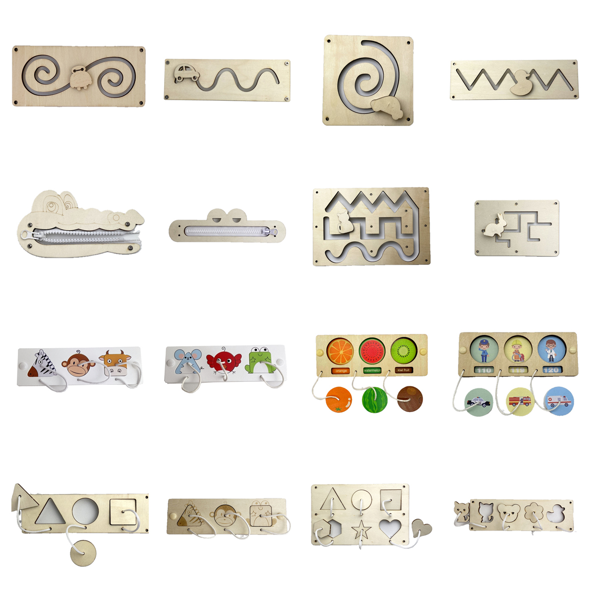 手作りのモンテッソーリ材,子供のための木製のおもちゃ,バスボ - Woodworking Kids Toys のレビューと価格
