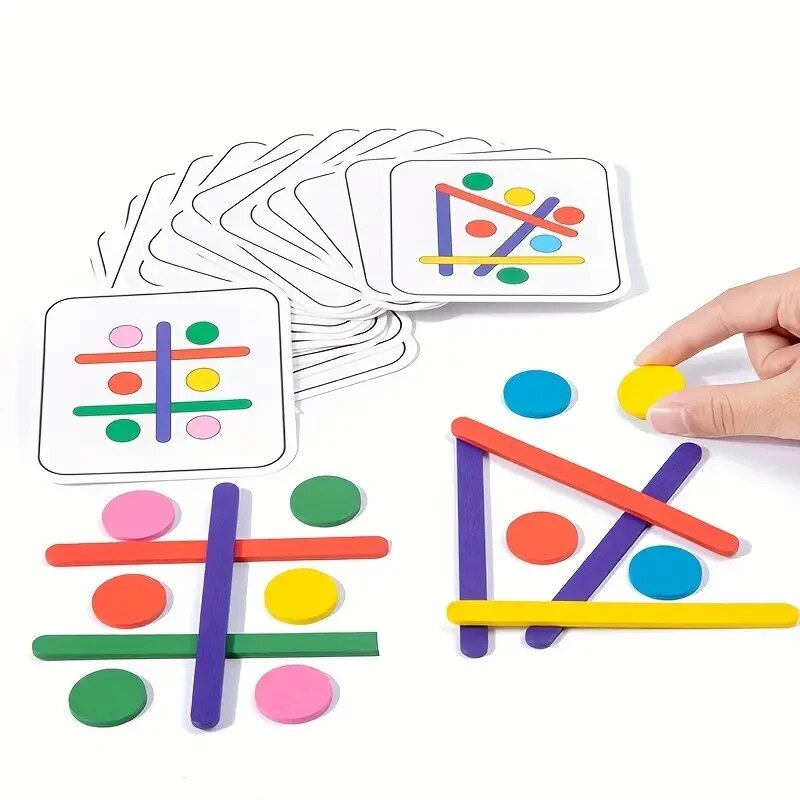 子供レインボースティック思考パズル木製 DIY アイスクリー - Woodworking Kids Toys のレビューと価格