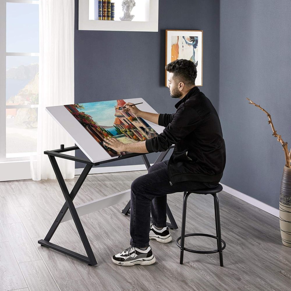 ドレーティングテーブルまたはアーティスト用アートデスク、絵画 - Woodworking Or Woodworking のレビューと価格