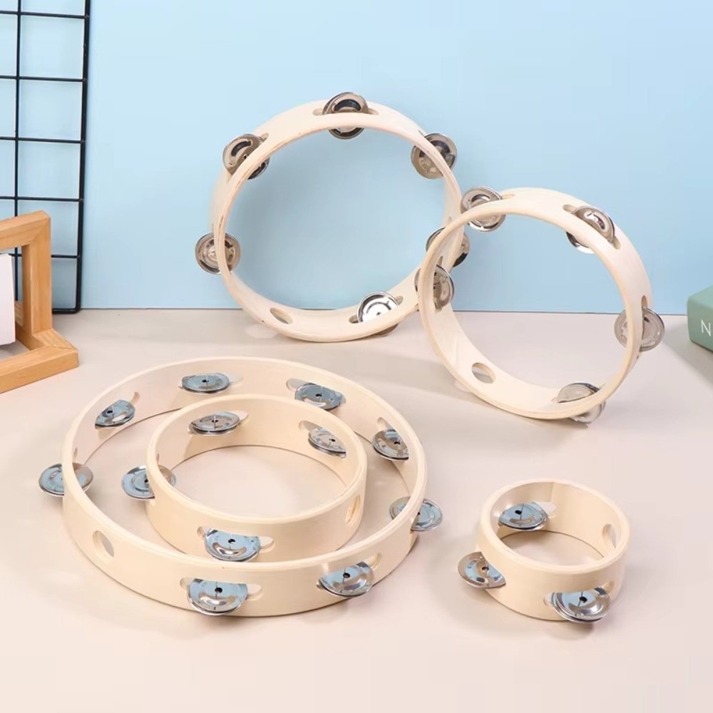 新しい4/6/7/8/10インチハンドドラム木製リングオルフ - Woodworking Kids Toys のレビューと価格