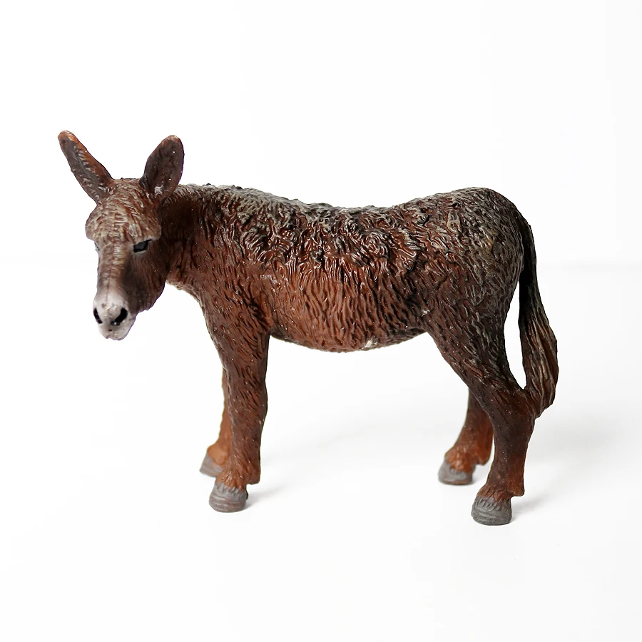 ロバモデルおもちゃ動物フィギュア家畜置物アニメアクションフィ - Woodworking Horse のレビューと価格