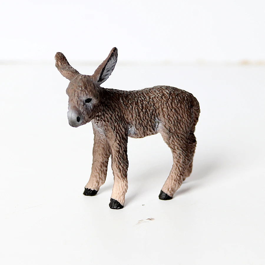 ロバモデルおもちゃ動物フィギュア家畜置物アニメアクションフィ - Woodworking Horse のレビューと価格