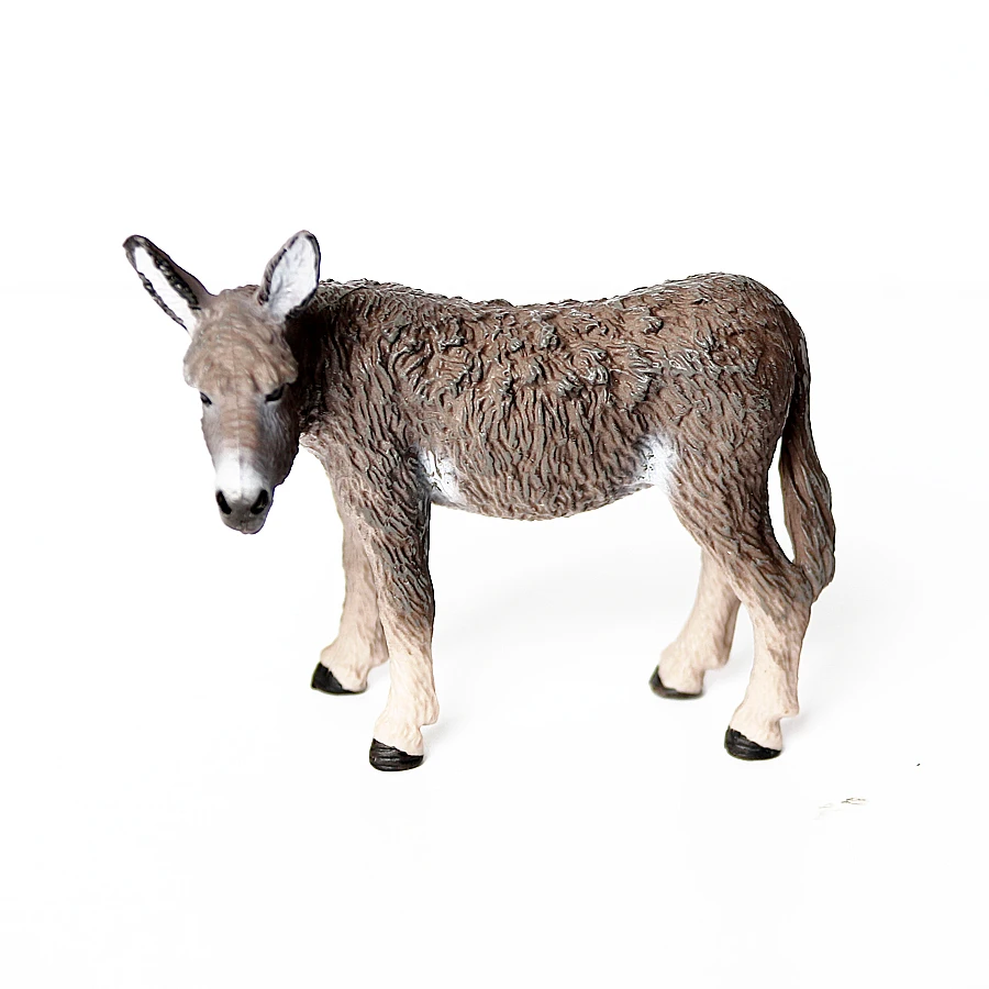 ロバモデルおもちゃ動物フィギュア家畜置物アニメアクションフィ - Woodworking Horse のレビューと価格