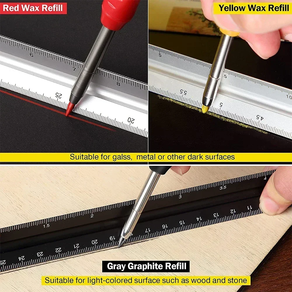 シャープペンシル内蔵削り器深穴マーキングソリッドカーペンター - Woodworking Marking Knife のレビューと価格