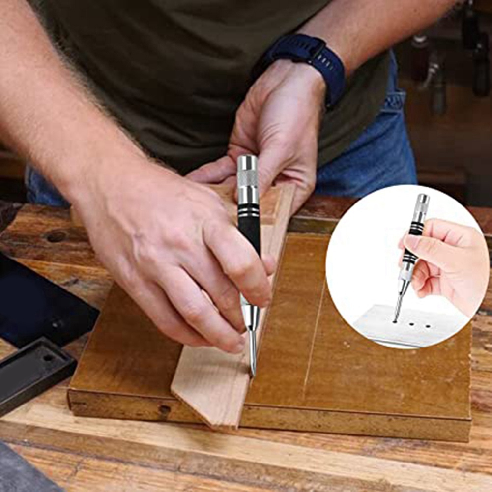 ABVT-1セット 128mm スプリング式センターパンチ  - Woodworking Or Woodworking のレビューと価格