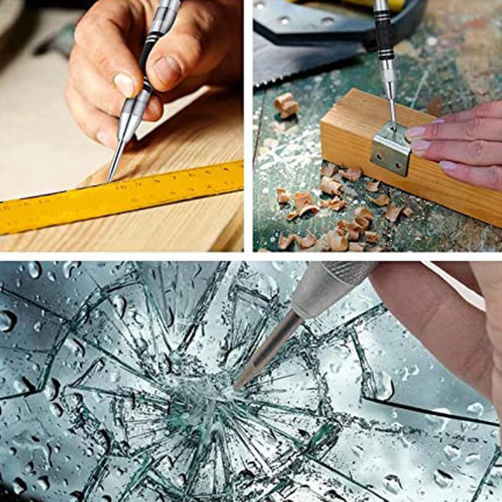 ABVT-1セット 128mm スプリング式センターパンチ  - Woodworking Or Woodworking のレビューと価格