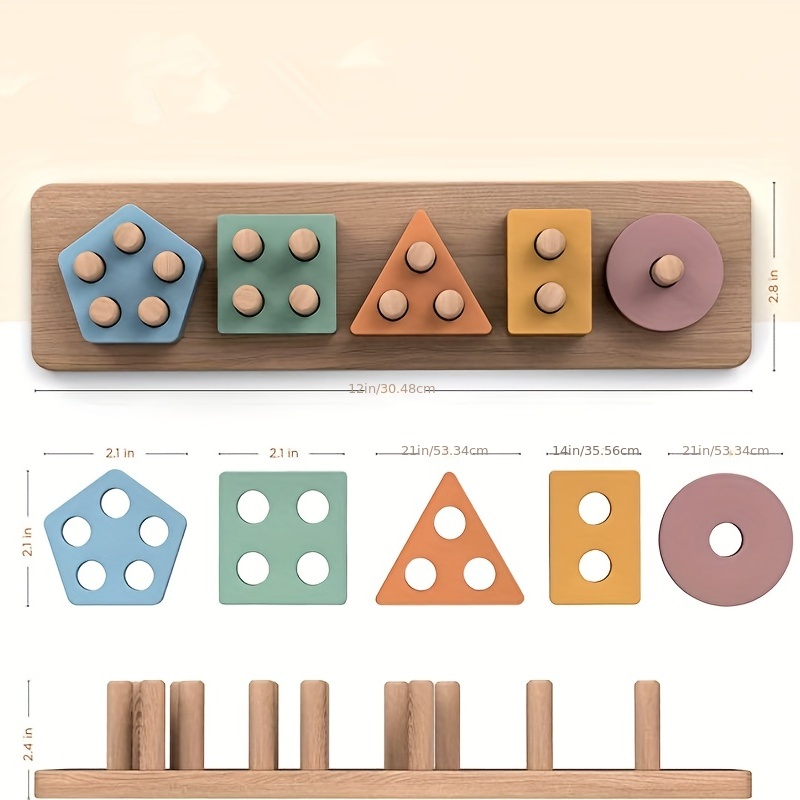 18か月以上の子供向けモンテッソーリおもちゃ - 幼児向け木 - Woodworking Kids Toys のレビューと価格