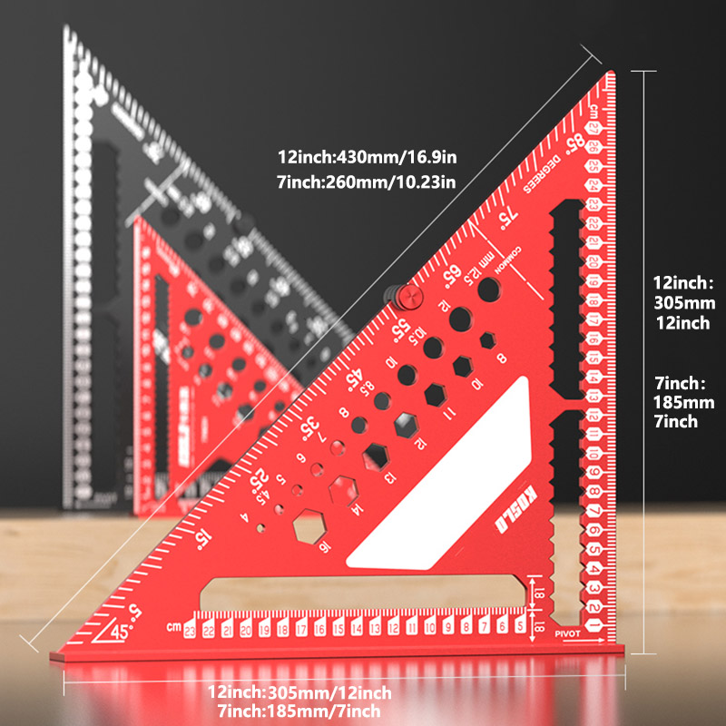 1Pc 木工 3D マルチアングル三角定規位置決めピン付き、 - Woodworking Or Woodworking のレビューと価格